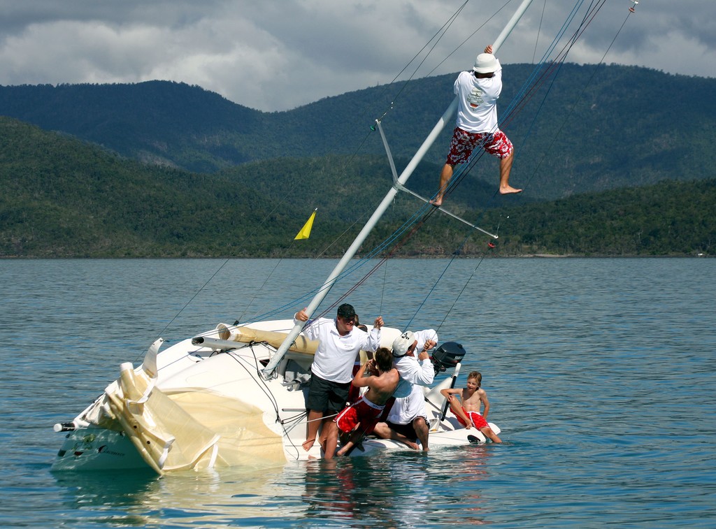 Mr Magoo - will she sink ... Day 6 Meridien Marinas Airlie Beach Race Week © Airlie Beach Race Week media 2012